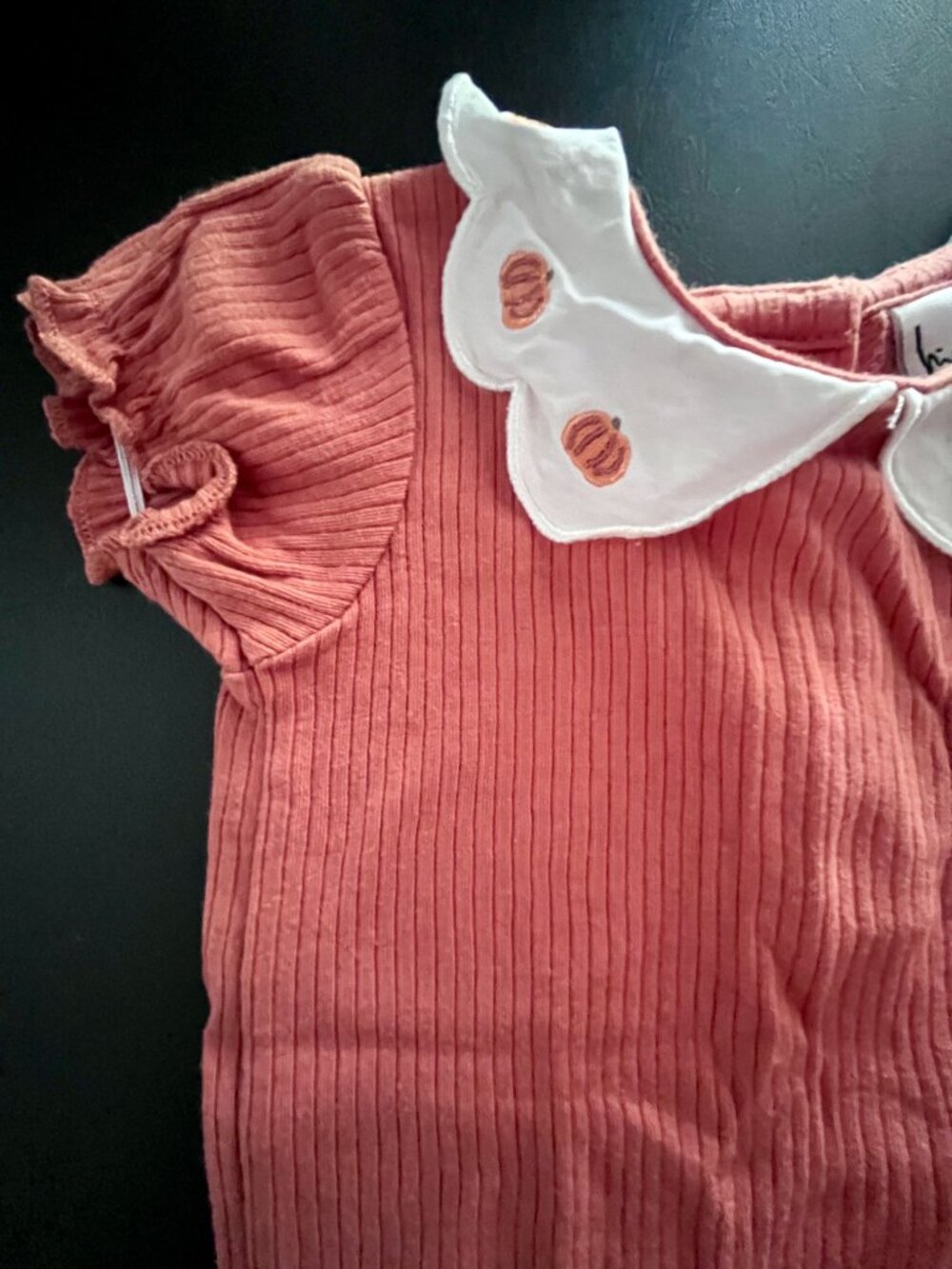 Baby Girl Pumpkin Onesies, Fall LOT, Set of 4, 3-6 Months - Picture 3 of 10